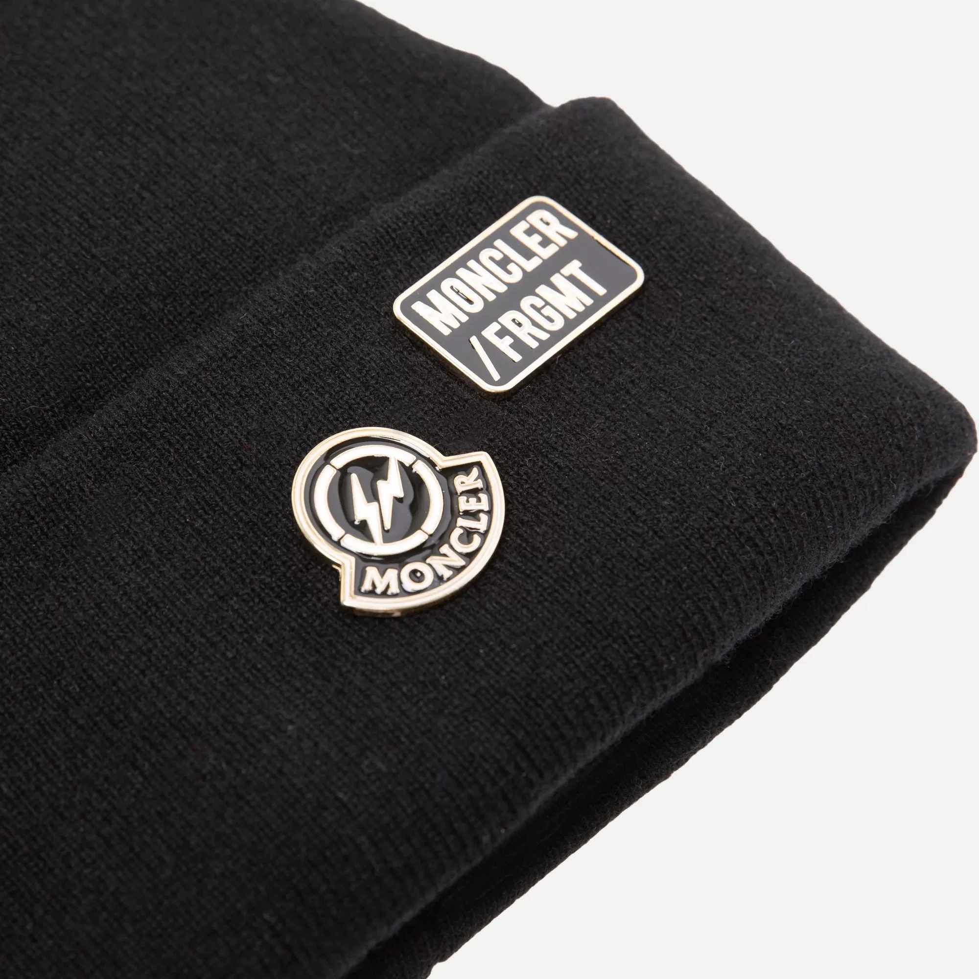 7 Moncler Fragment Berretto Tricot Beanie - Black