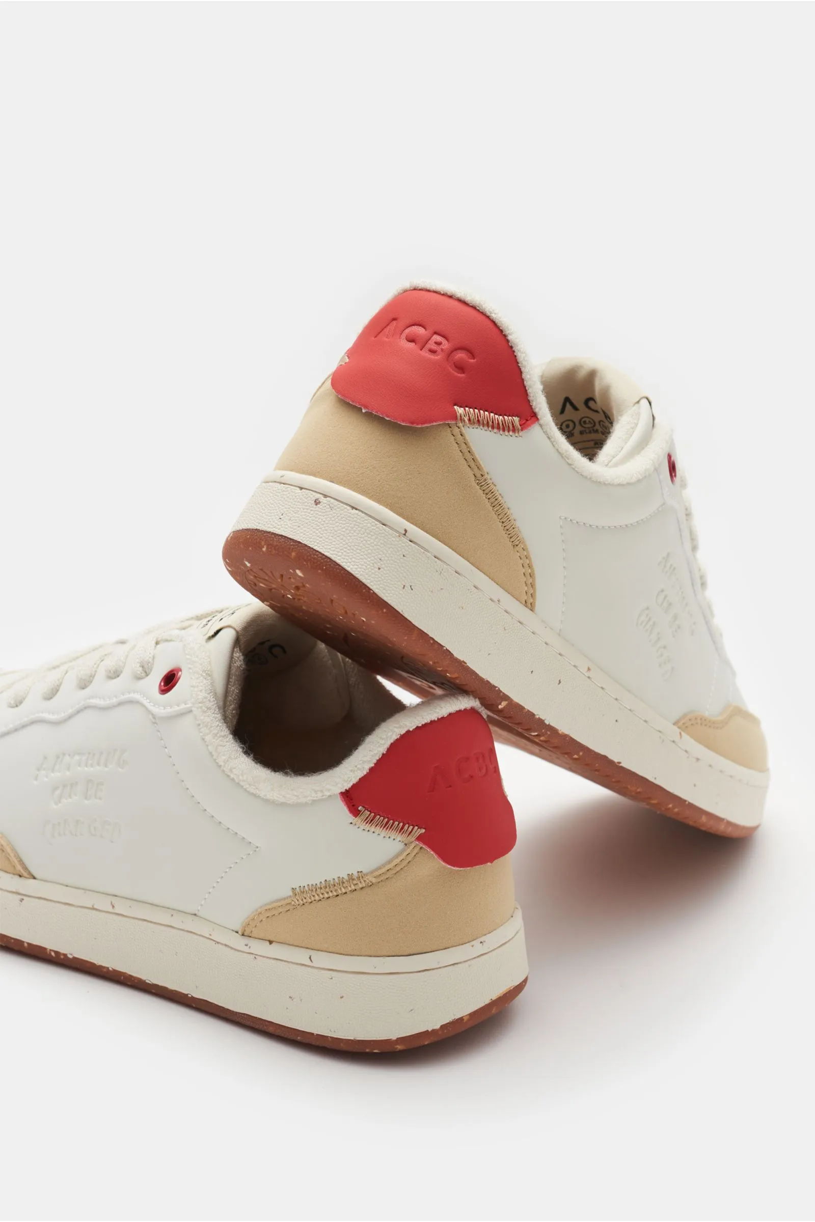 ACBC sneakers 'Evergreen Retro' white/beige/red