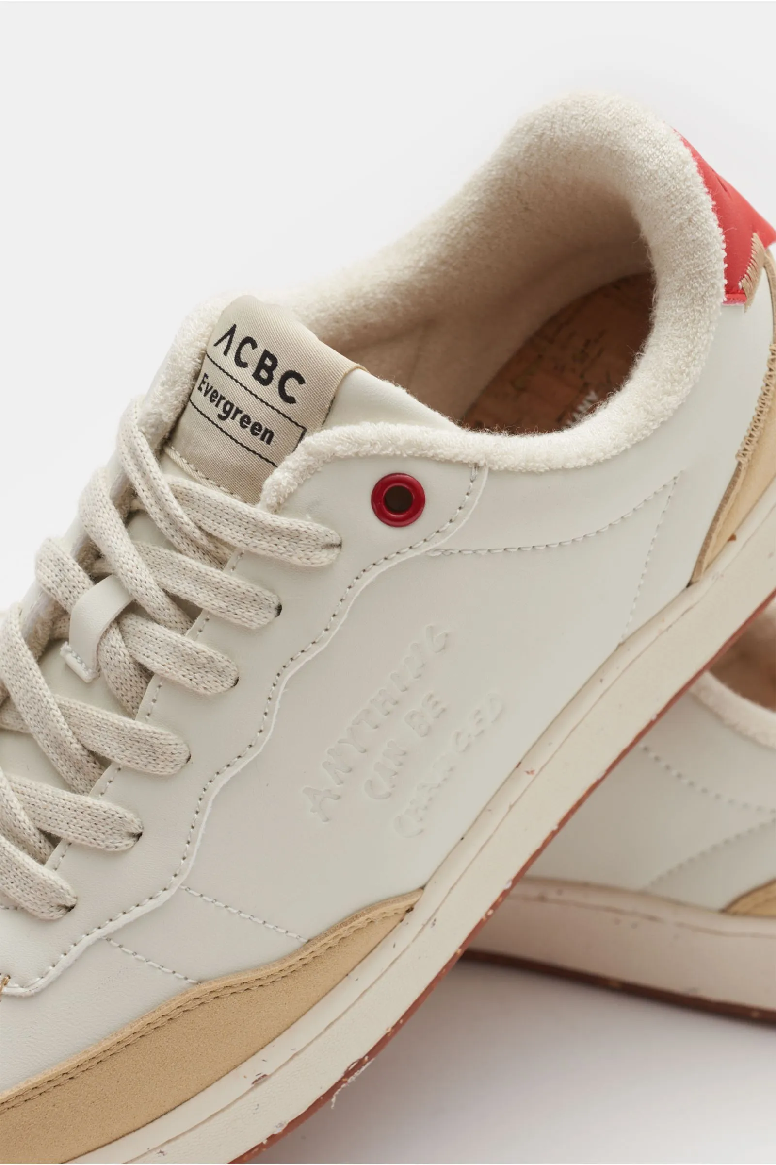 ACBC sneakers 'Evergreen Retro' white/beige/red