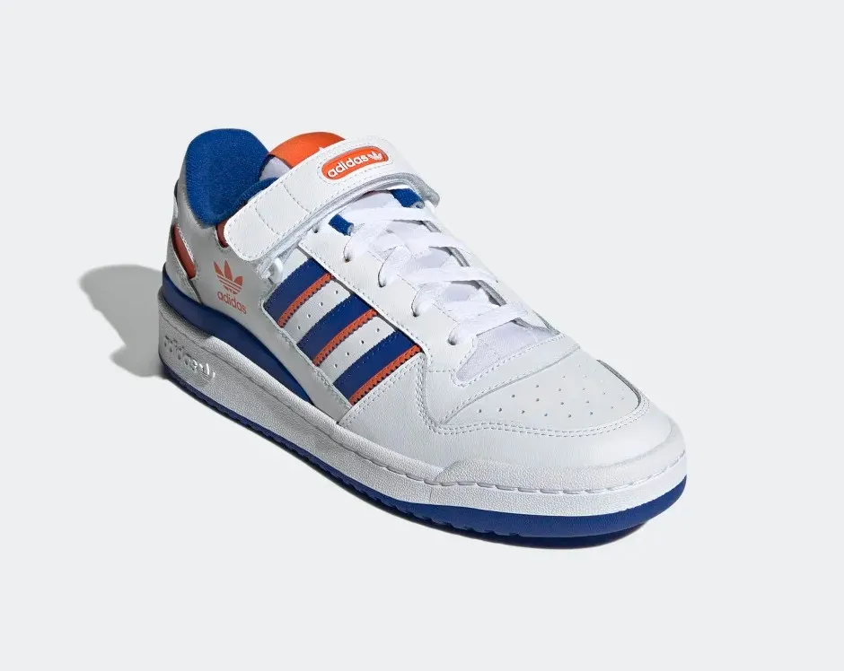 Adidas Originals Forum Low Cloud White Royal Blue Orange GZ1839