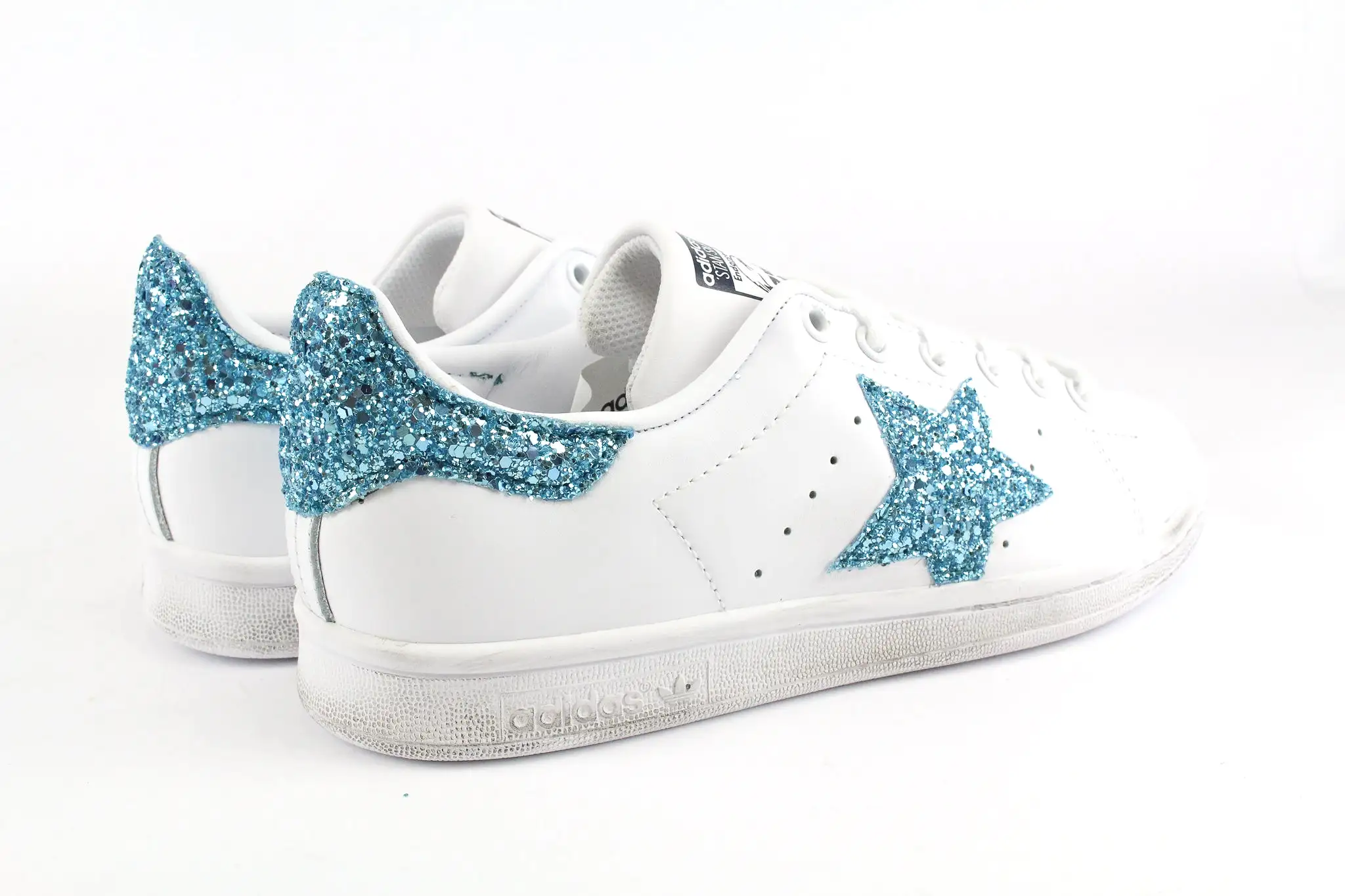 Adidas Stan Smith Stella Glitter Azzurro