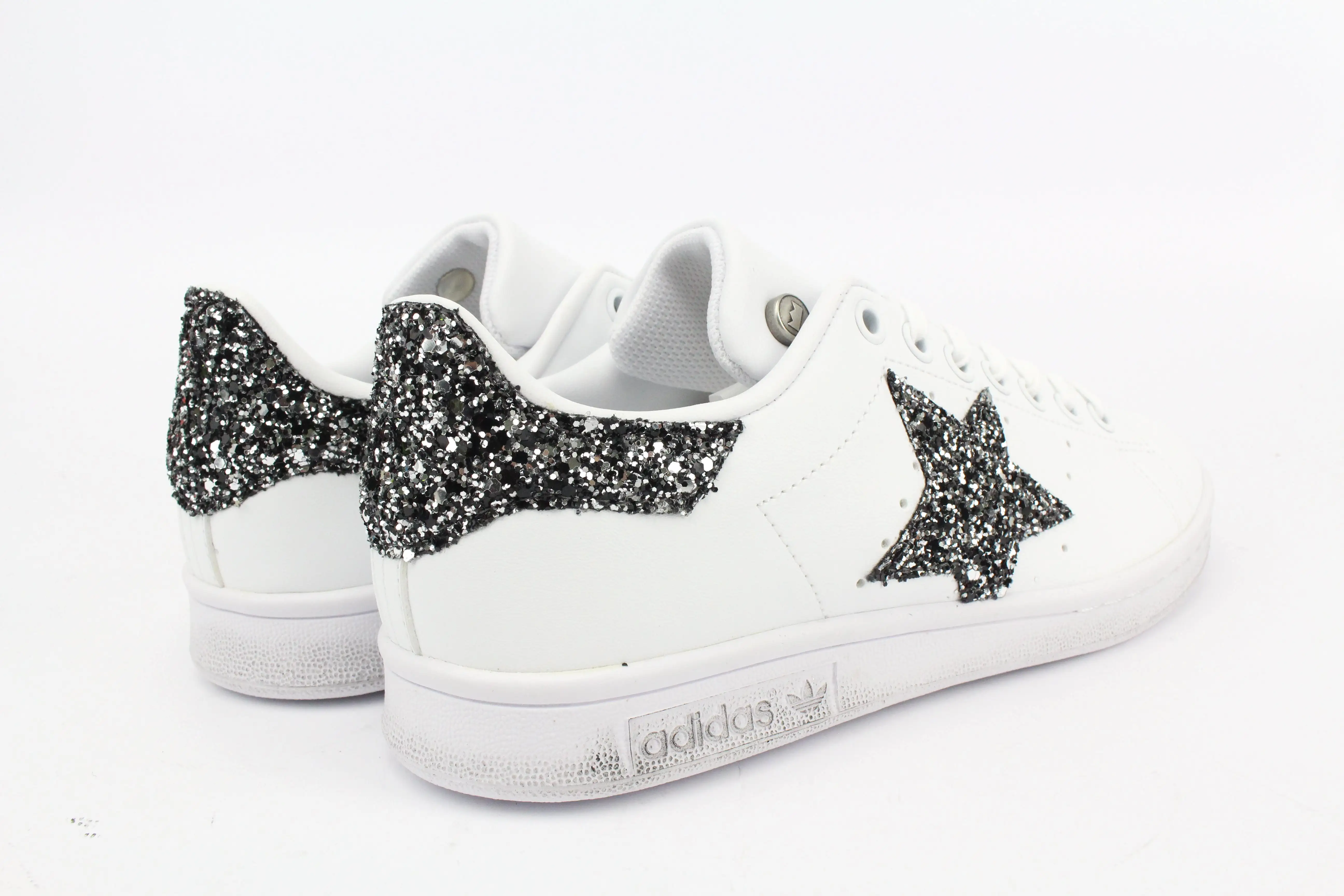 Adidas Stan Smith Stella Glitter Black Silver