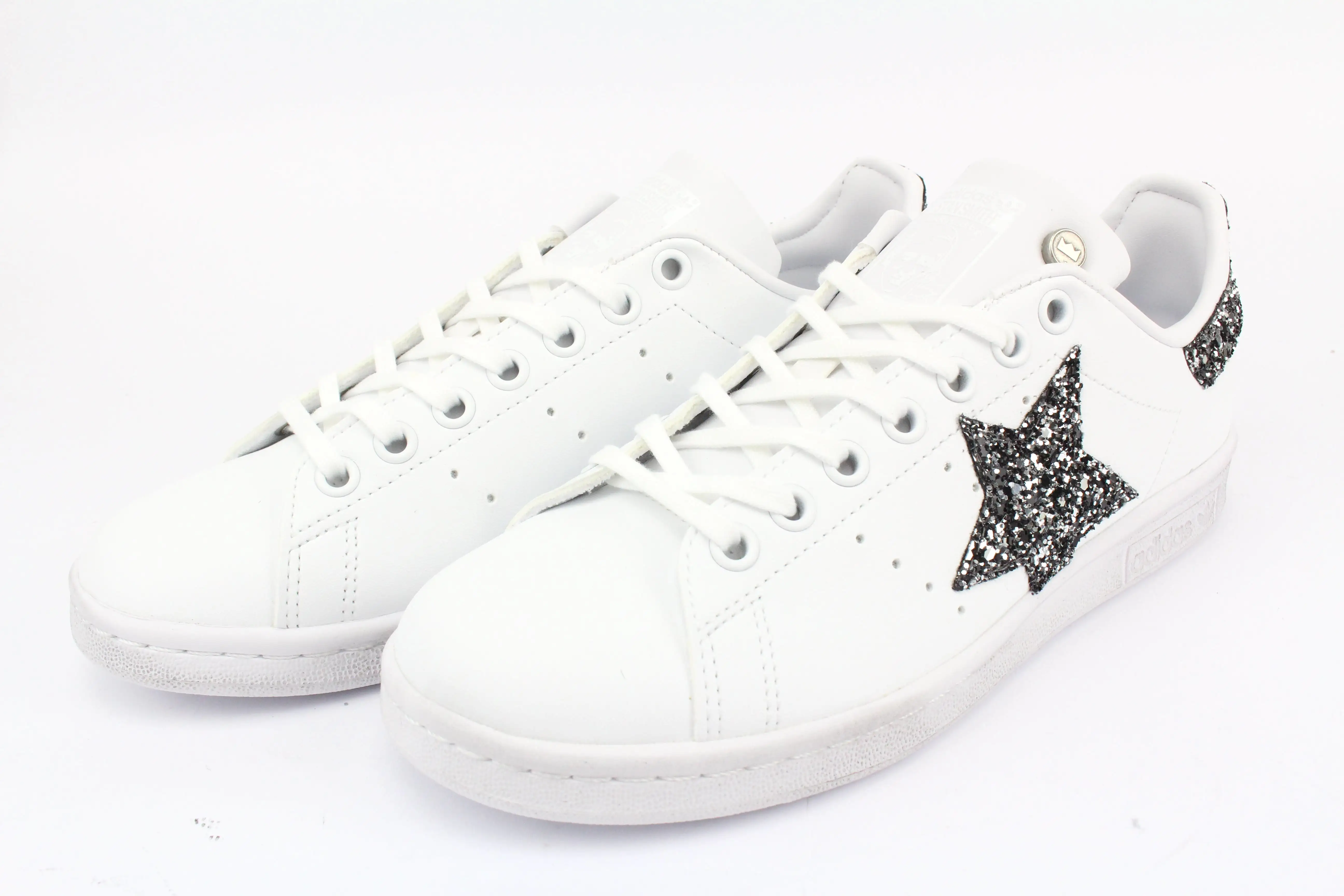 Adidas Stan Smith Stella Glitter Black Silver