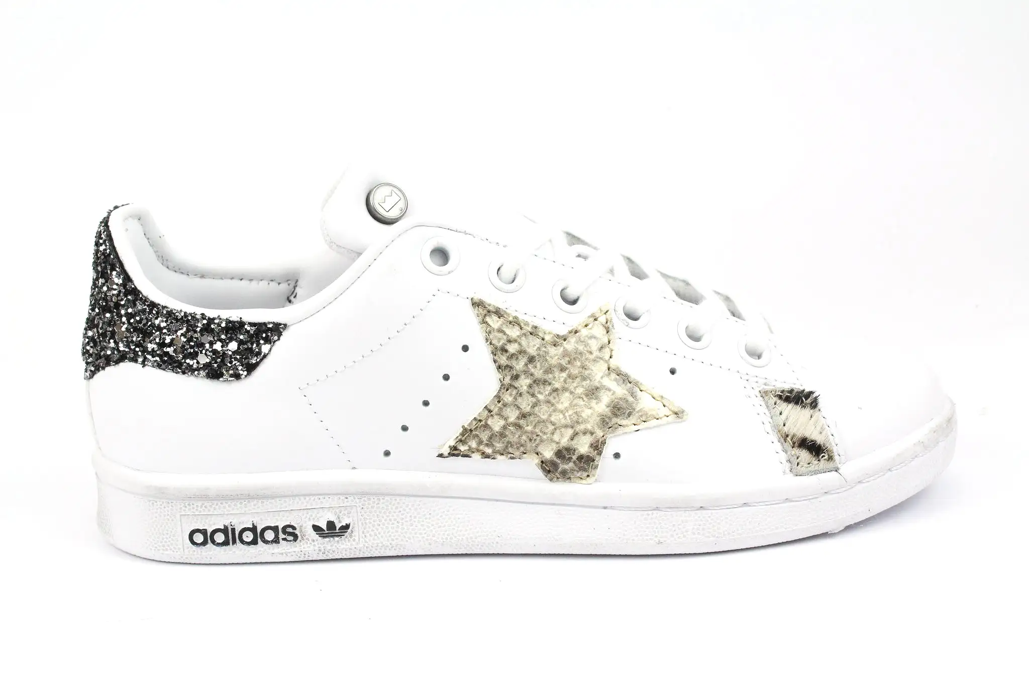 Adidas Stan Smith Stella Pitone Glitter & Borchie interne