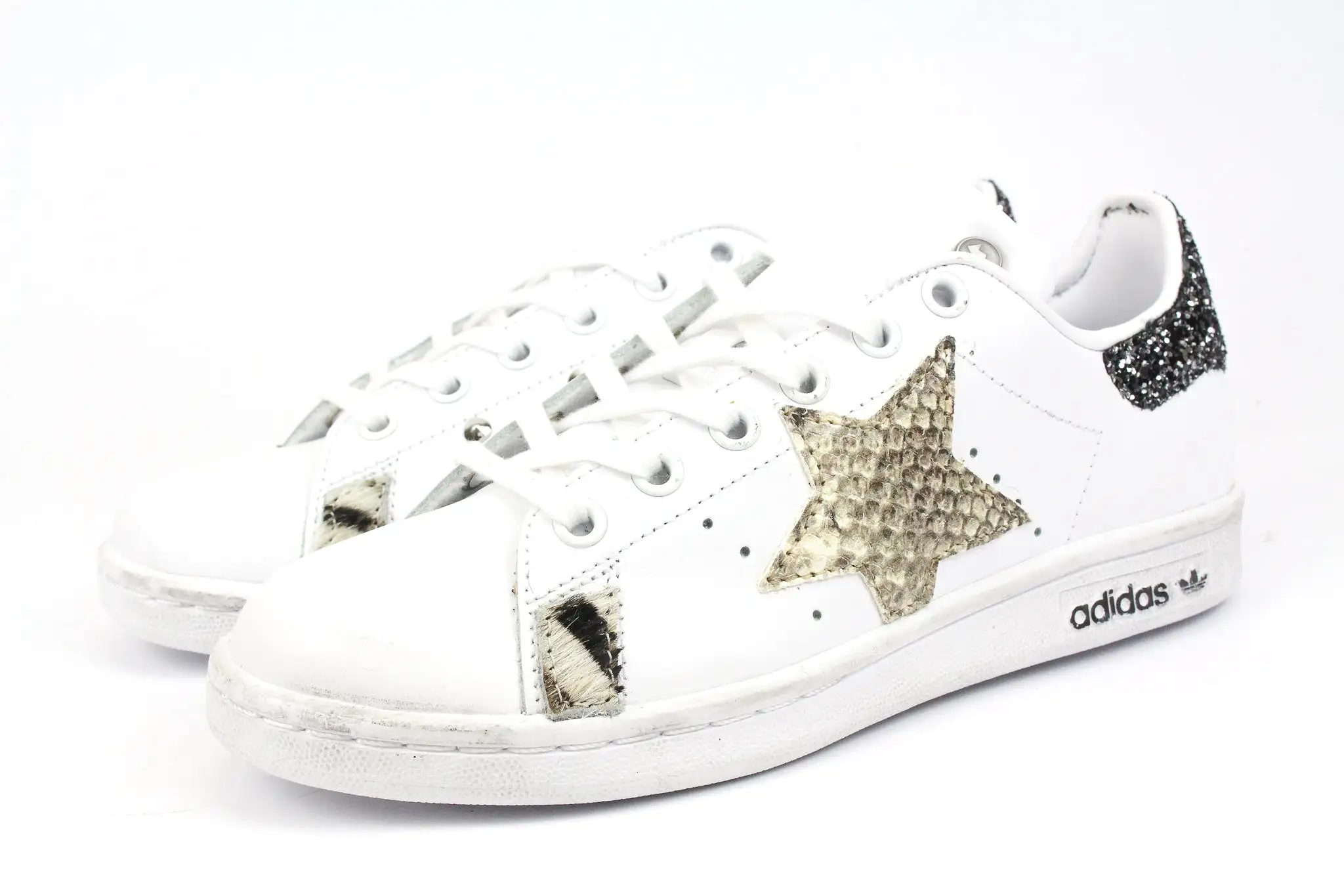 Adidas Stan Smith Stella Pitone Glitter & Borchie interne