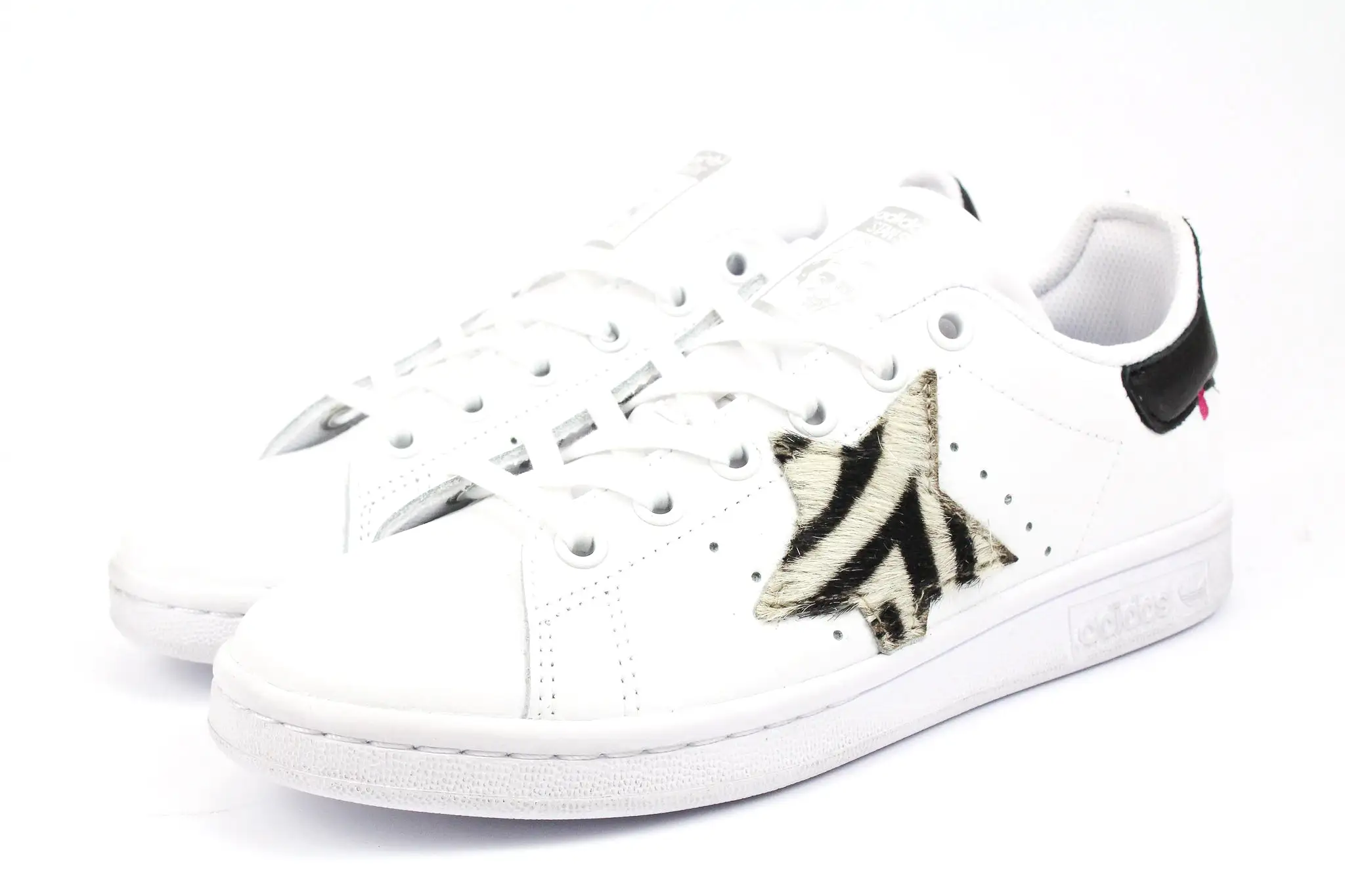 Adidas Stan Smith Stella Zebrate & Pelle Nera