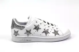 Adidas Stan Smith Stelle Glitter Argento