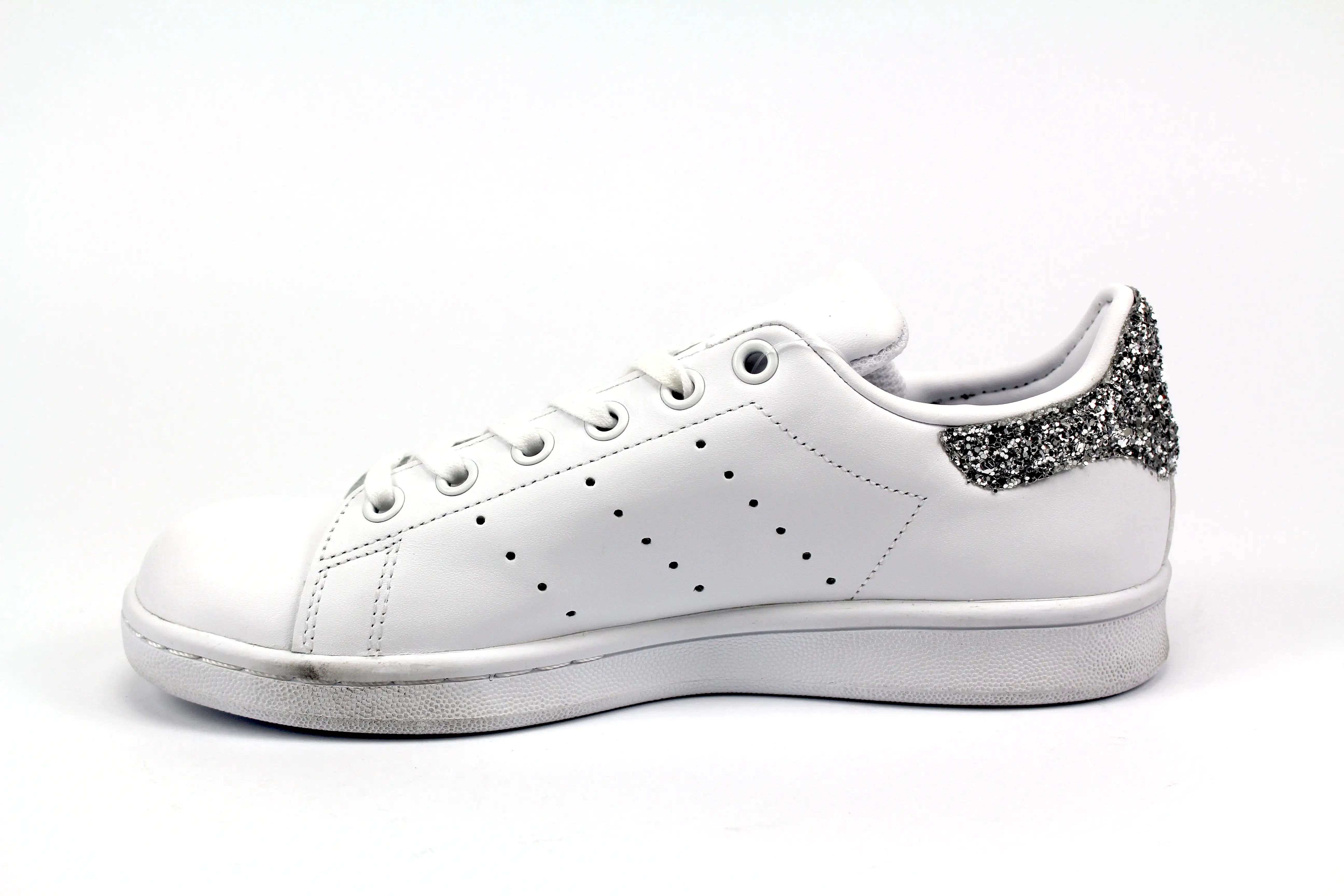 Adidas Stan Smith Stelle Glitter Argento