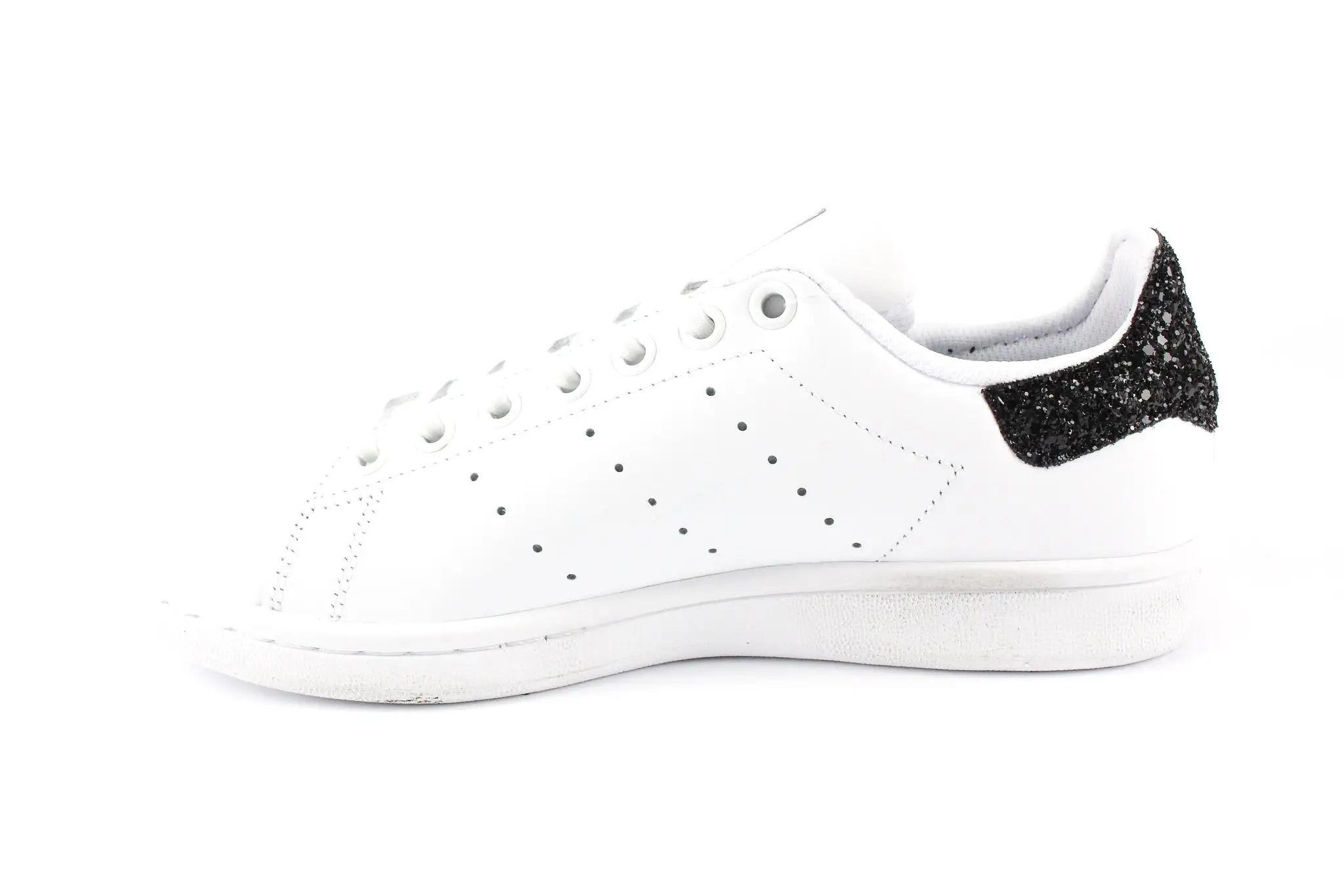 Adidas Stan Smith Stelline Black Silver Glitter