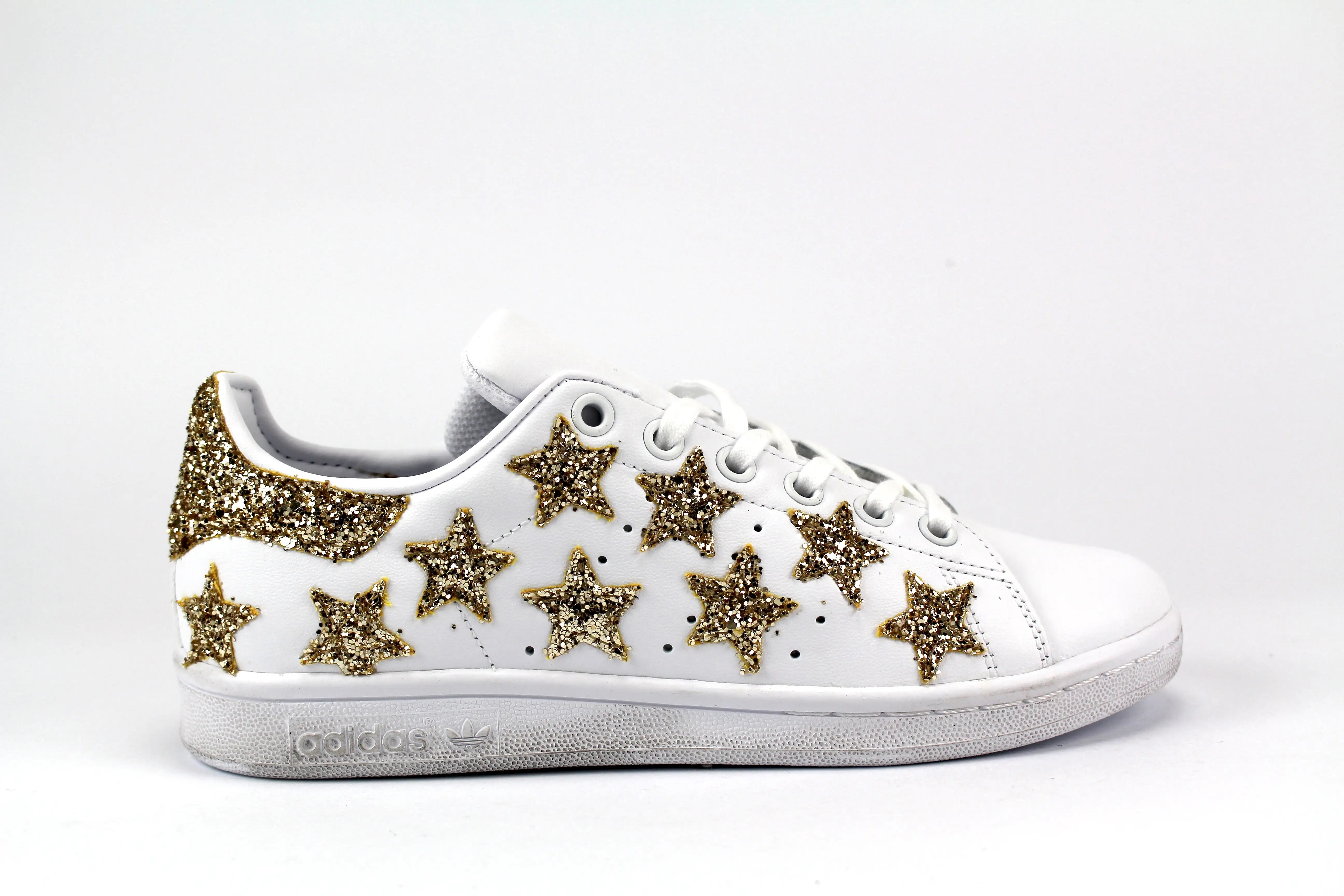 Adidas Stan Smith Stelline Glitter Oro