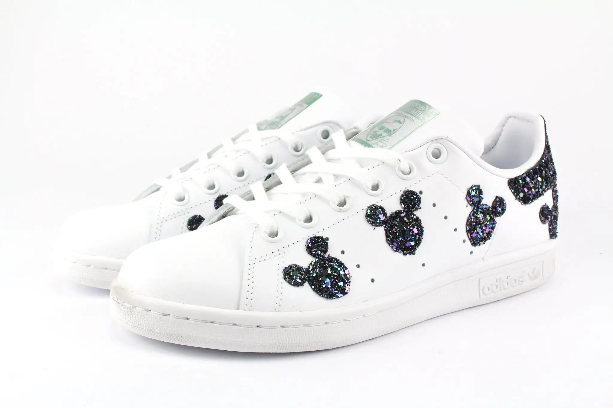 Adidas Stan Smith Topolini Black Iris Glitter