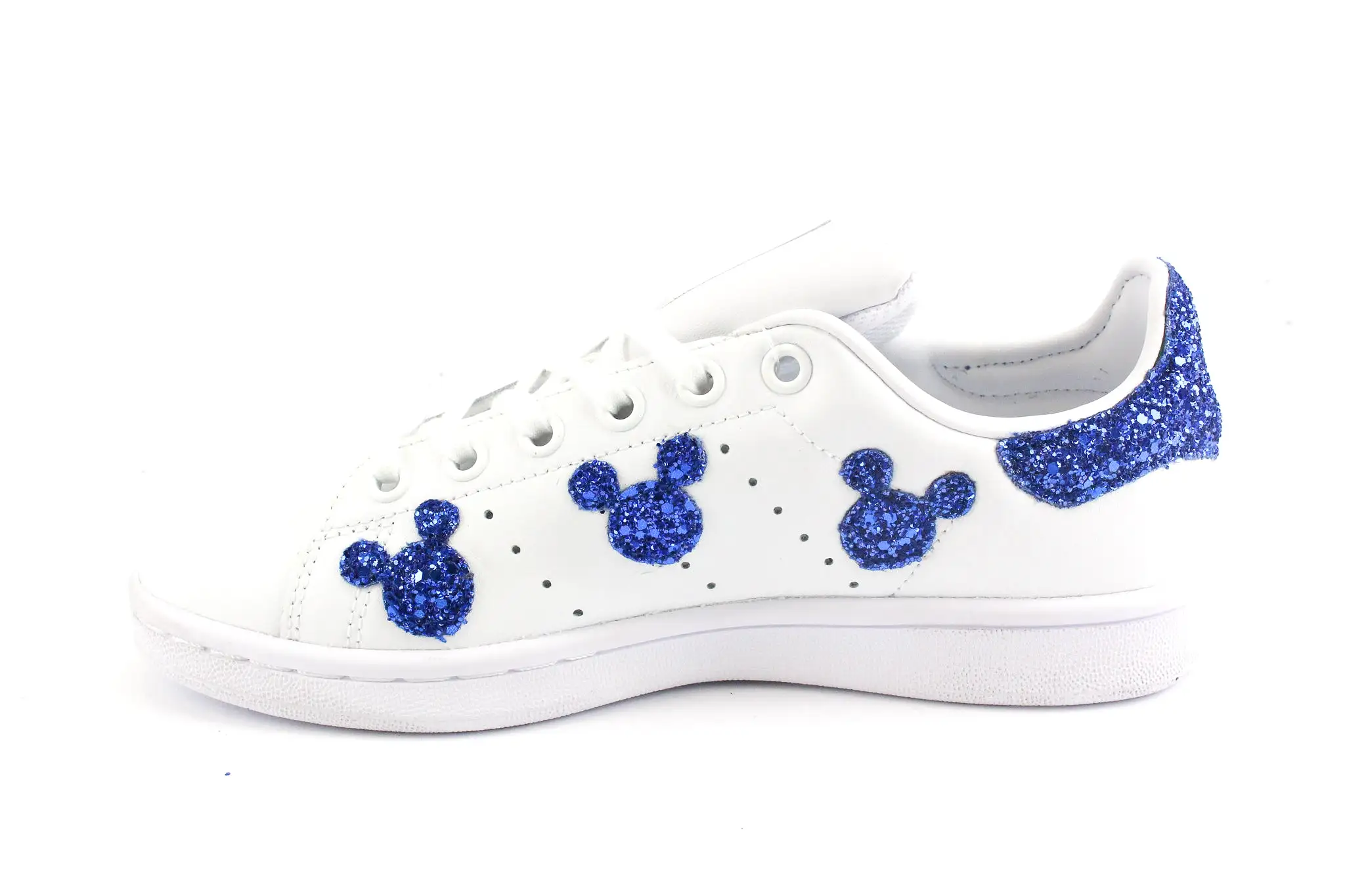 Adidas Stan Smith Topolini Bluette Glitter