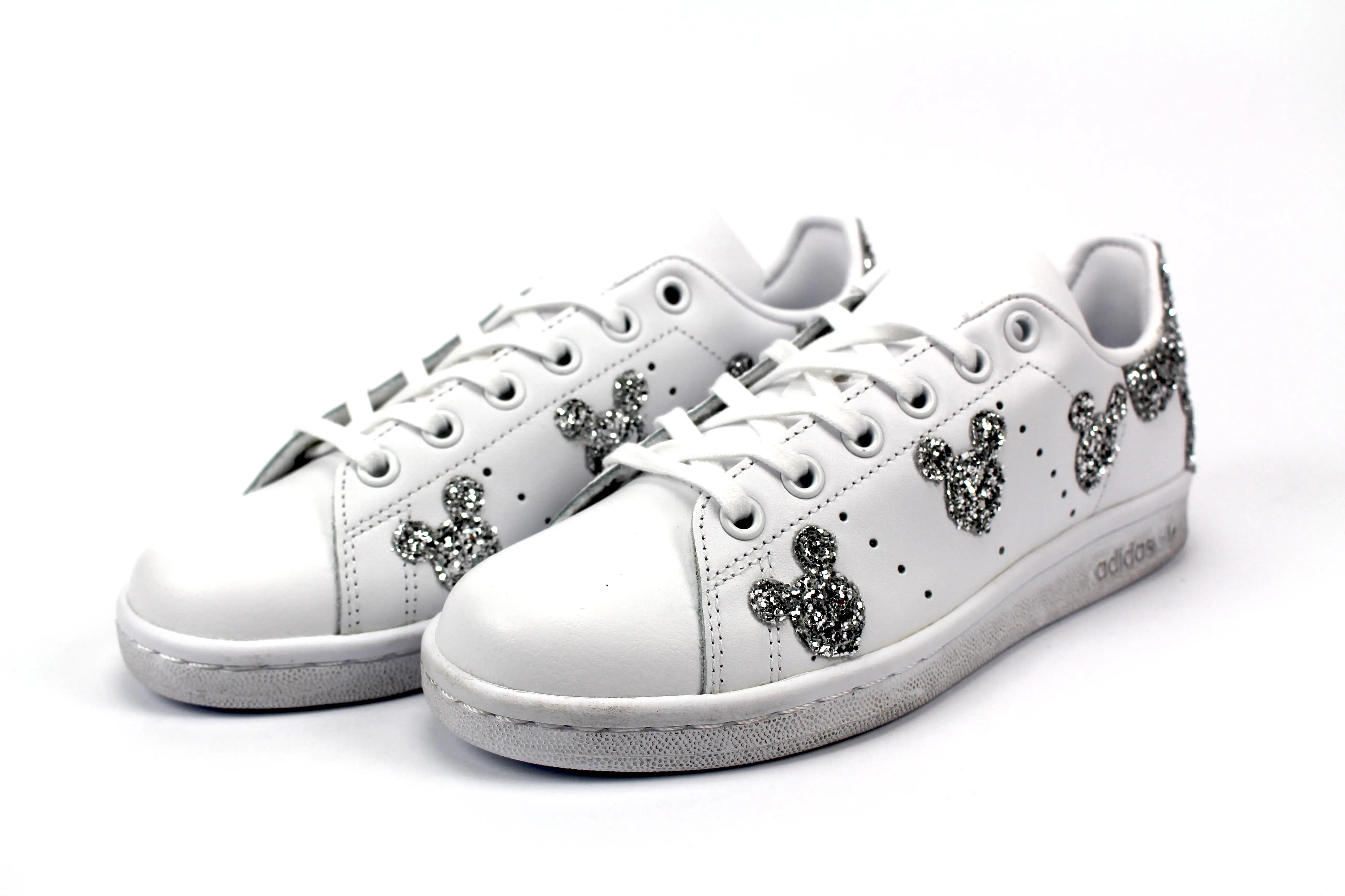 Adidas Stan Smith Topolini Silver Glitter