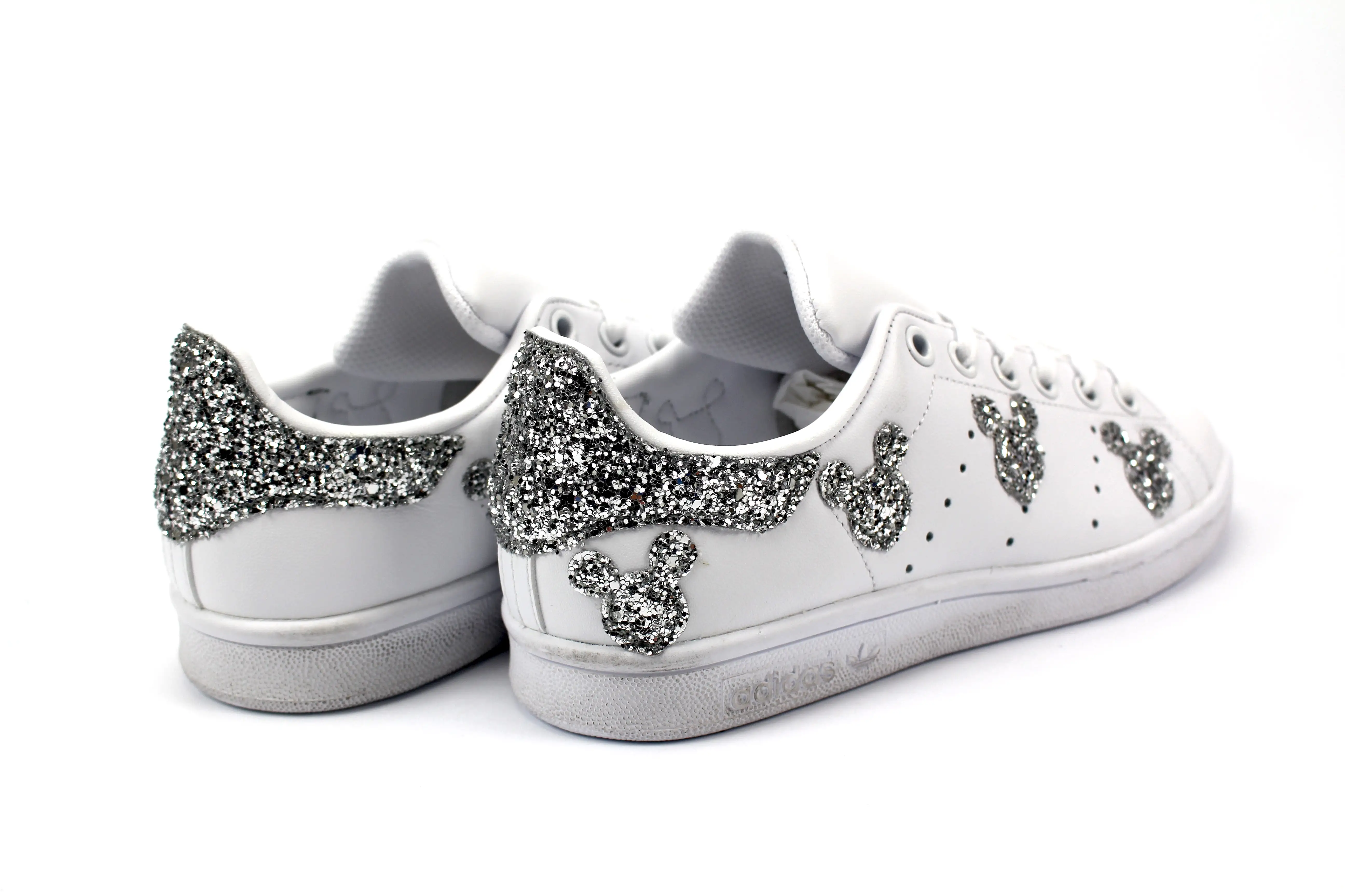 Adidas Stan Smith Topolini Silver Glitter