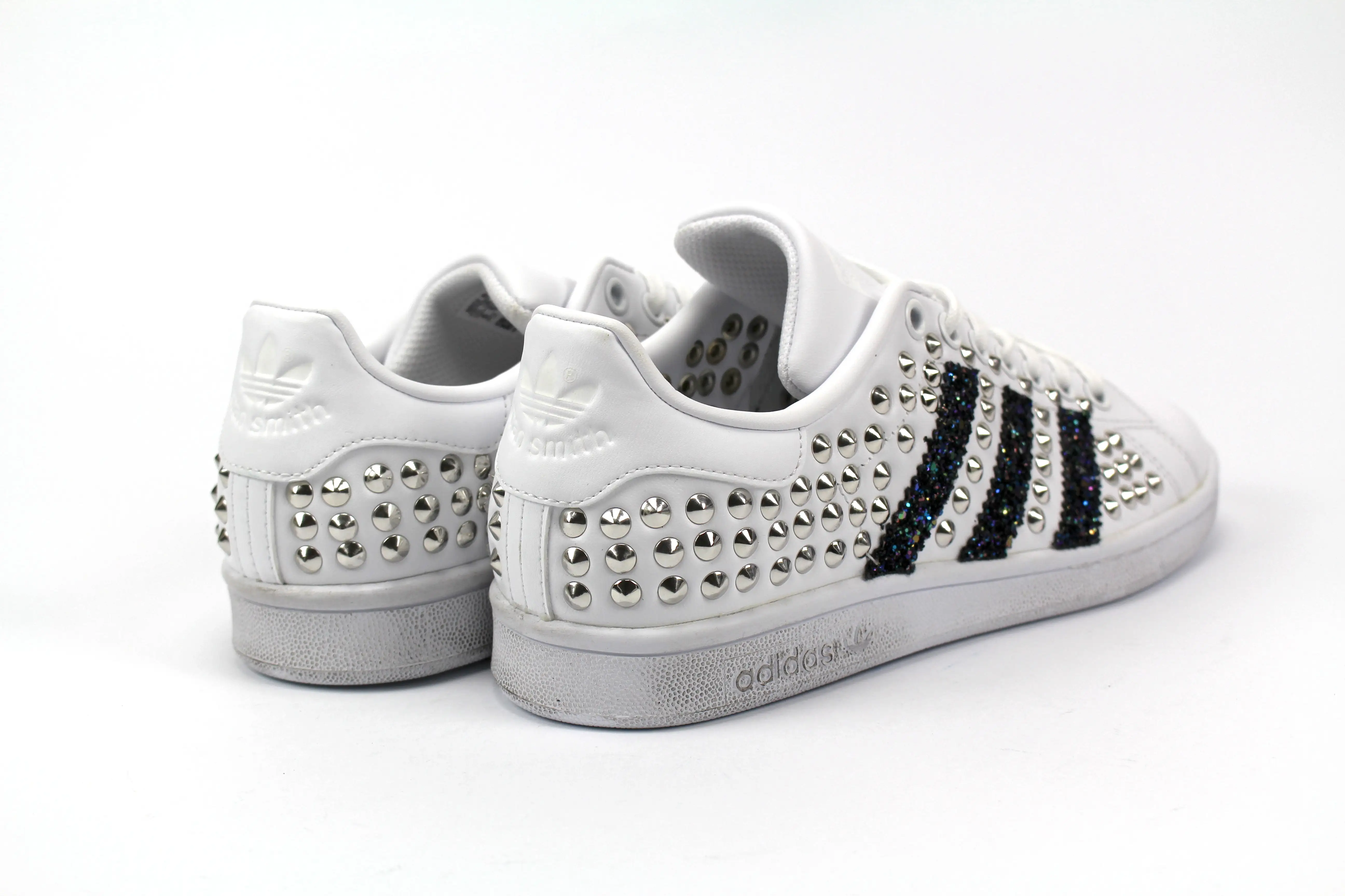 Adidas Stan Smith Total Borchie & Black Iris Glitter