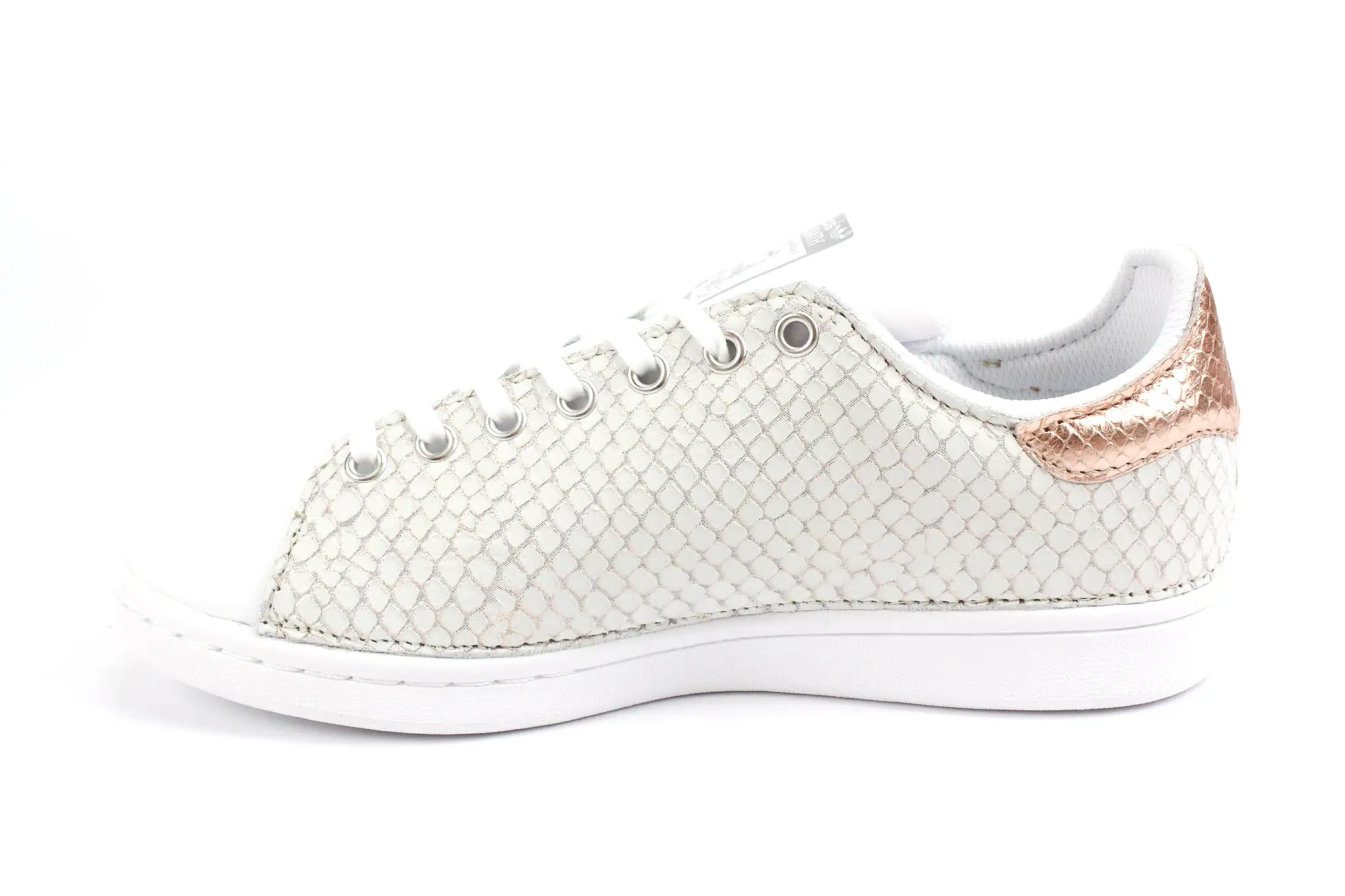 Adidas Stan Smith Total Pitone White & Stella Rosa Laminato