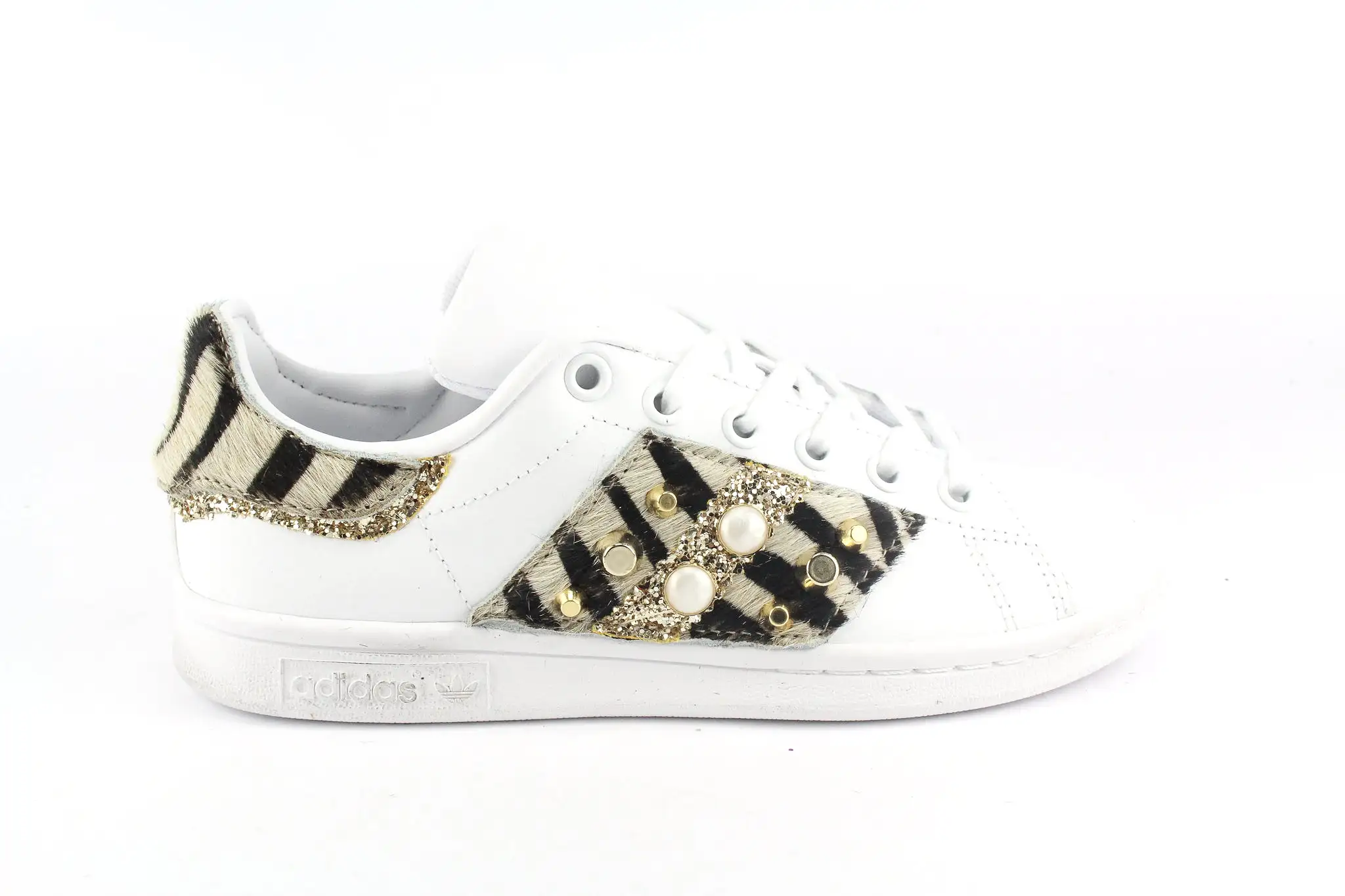 Adidas Stan Smith Zebrate Glitter & Borchie