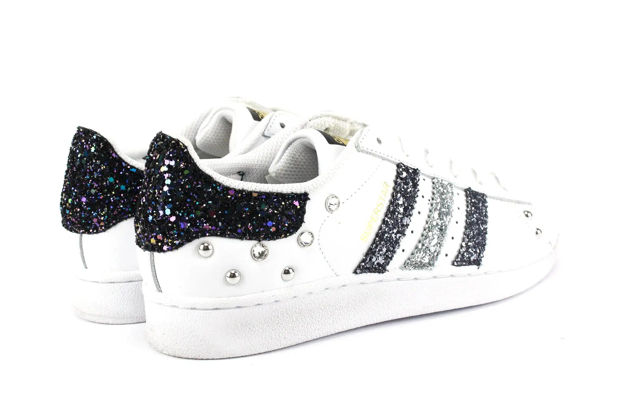 Adidas Superstar Black Iris Glitter & Strass