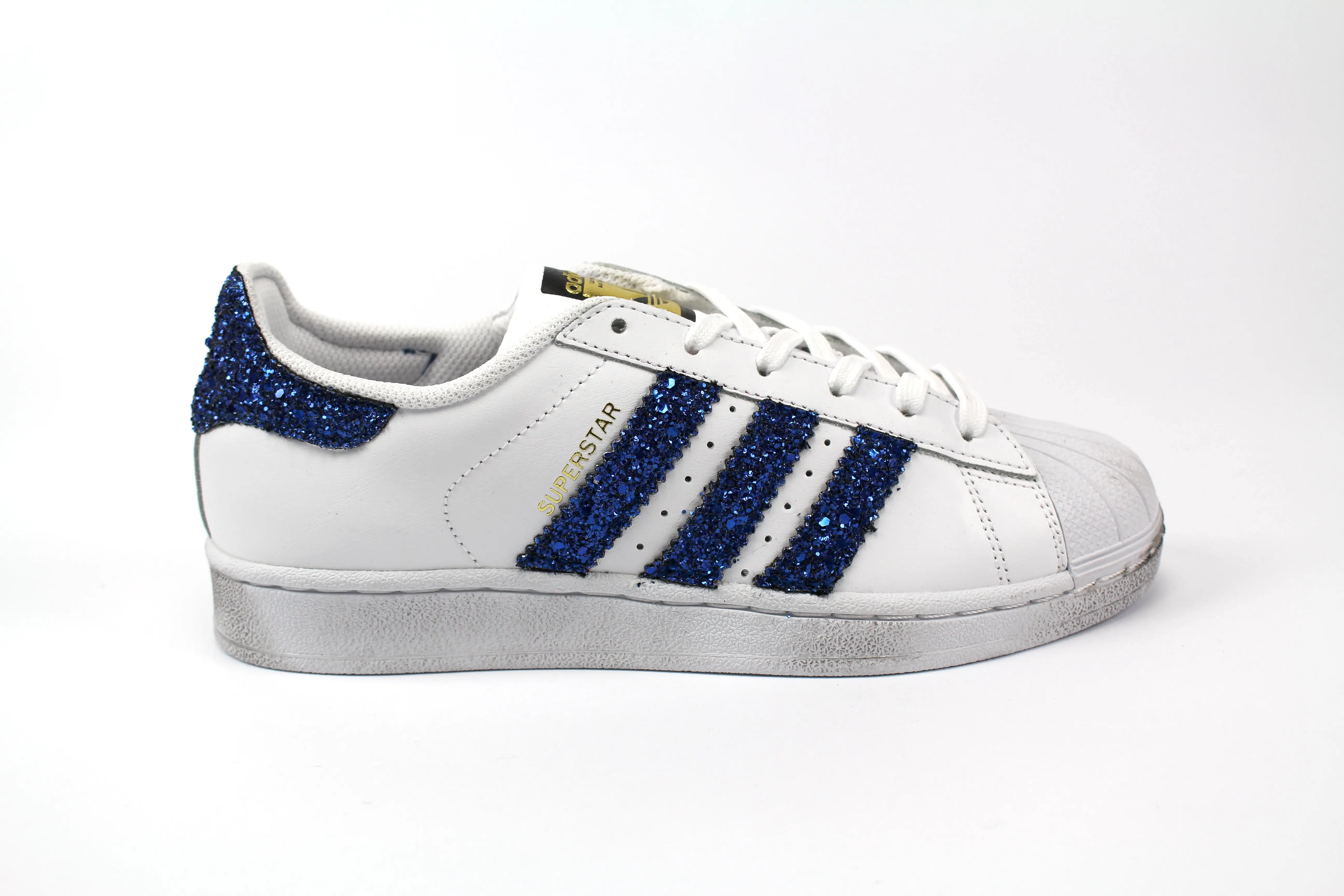 Adidas Superstar Blu Glitter