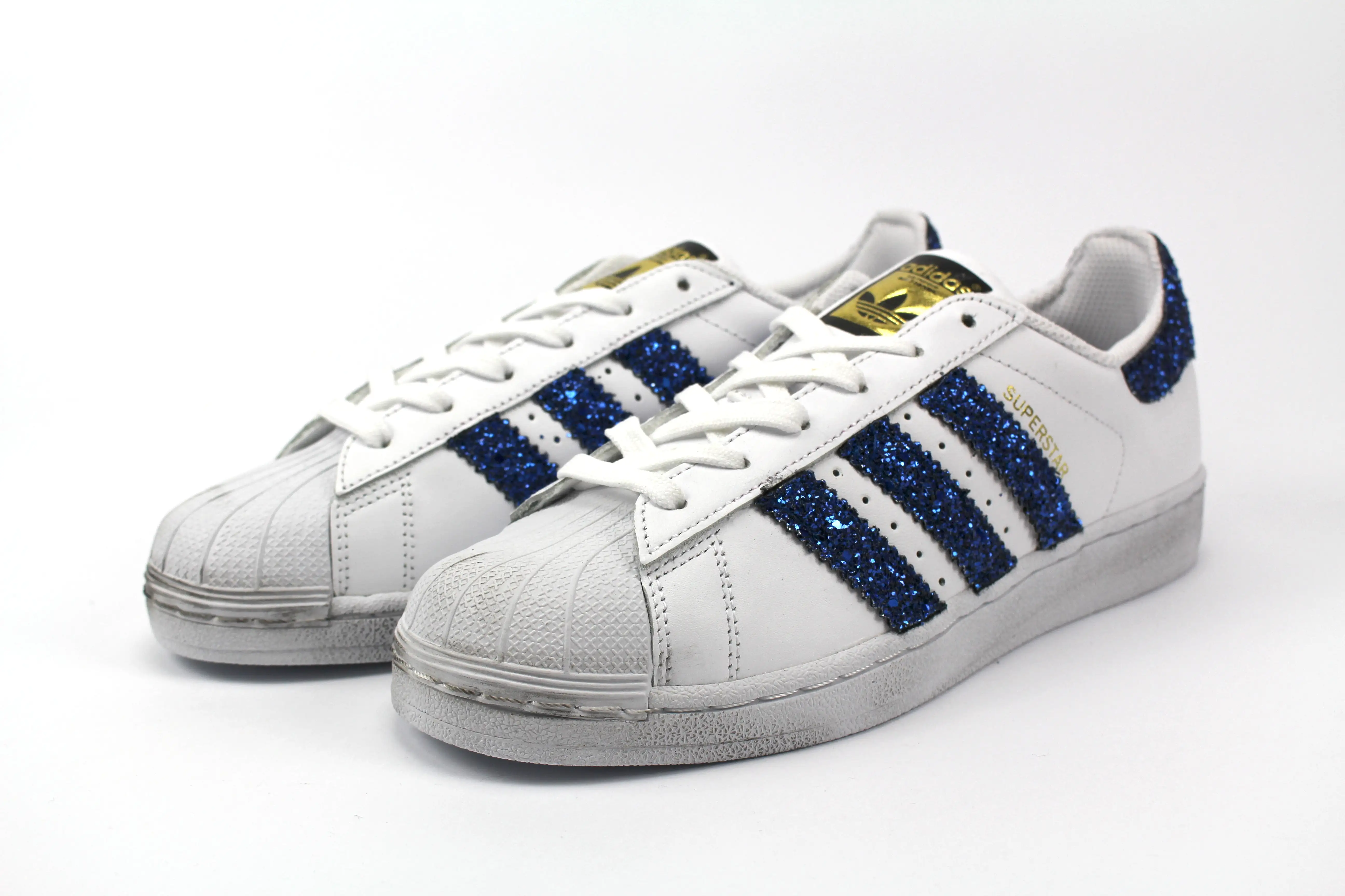 Adidas Superstar Blu Glitter