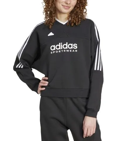 adidas Women's Tiro Cut 3-Stripes Fleece Sweatshirt