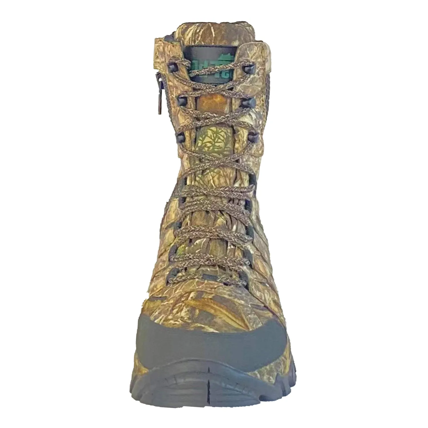 AdTec Mens 8in Waterproof Side Zipper Camo Hunting Boots