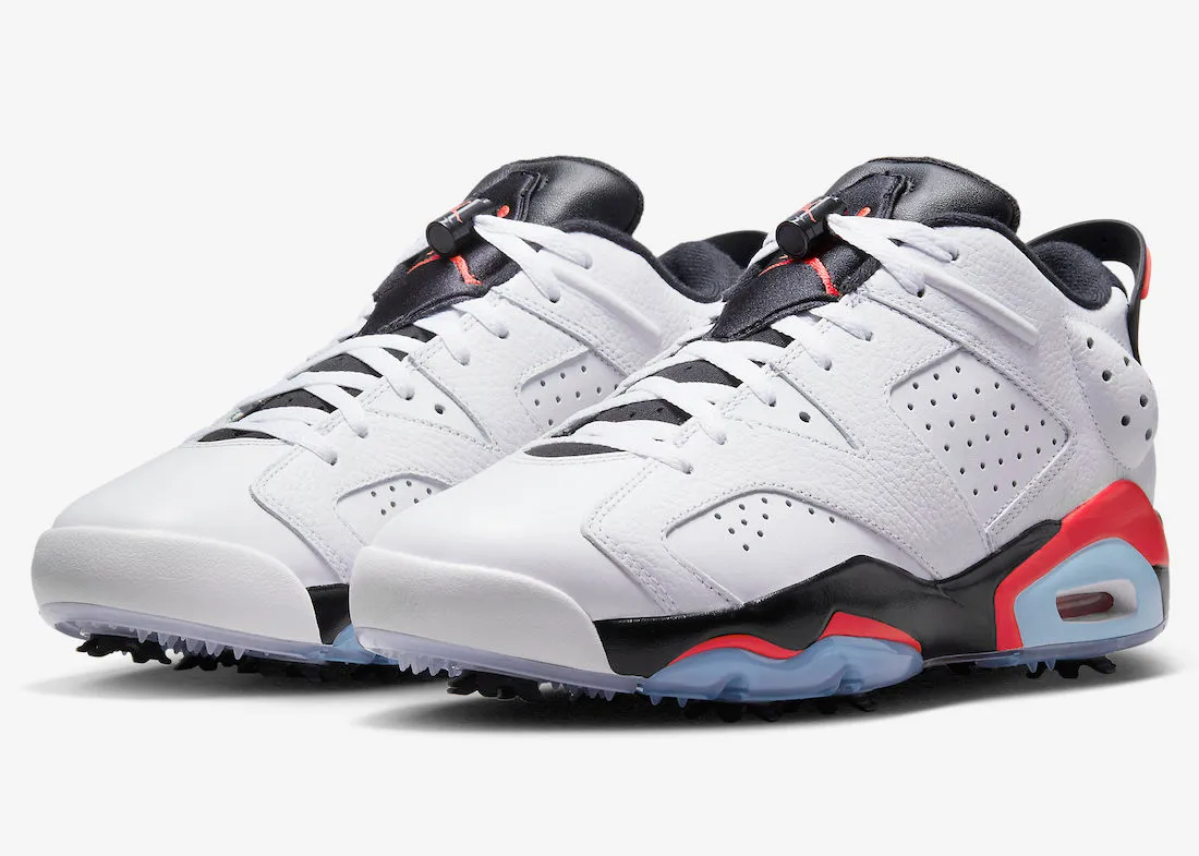 Air Jordan 6 Low Golf White Infrared 23 Black DV1376-106