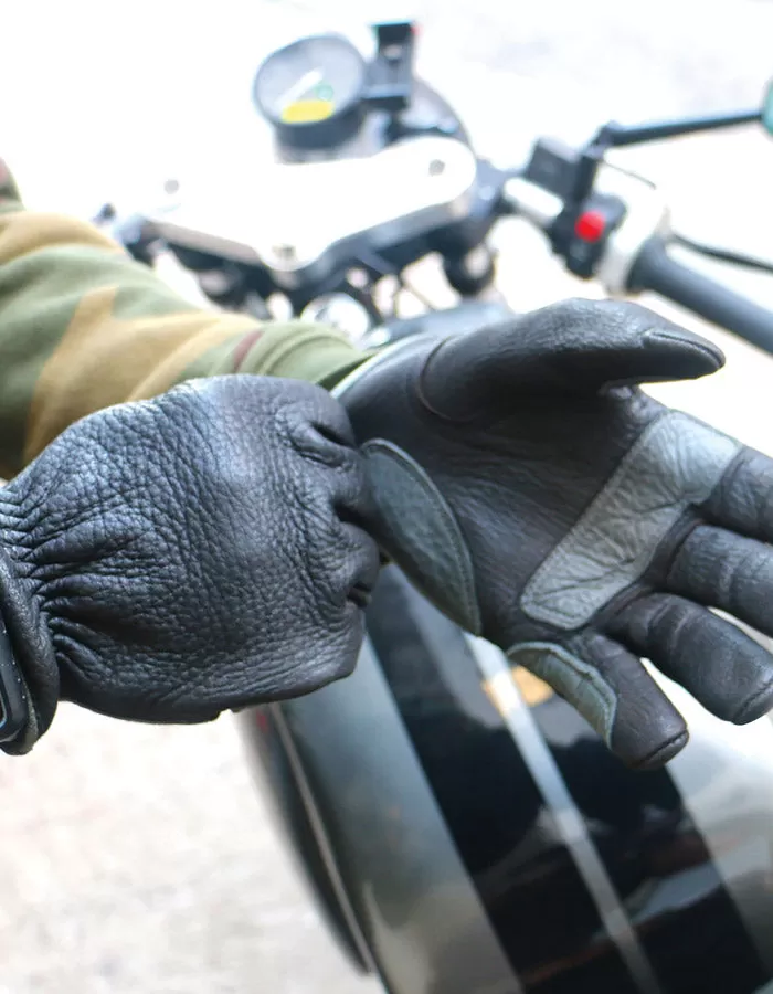 Angry Lane Leather Gloves