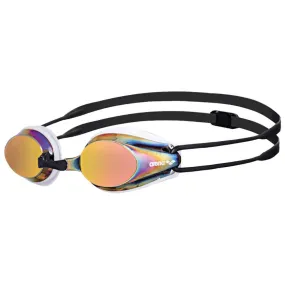 ARENA Adult Tracks Mirror Swimming Goggle (White/Red Revo/Black)