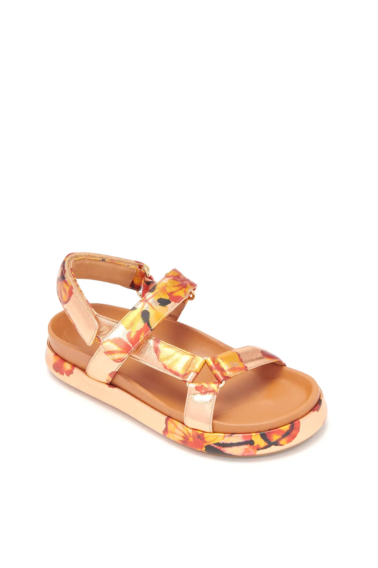 Astra Sandal - Copper Floral