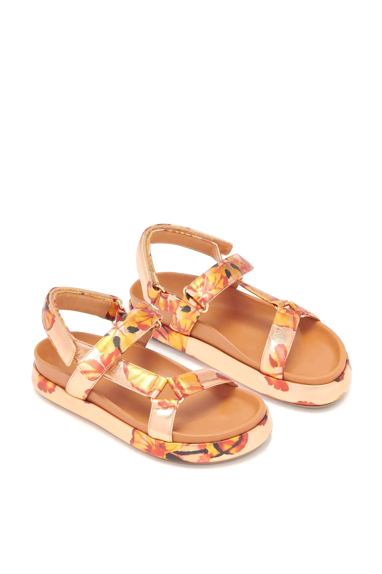 Astra Sandal - Copper Floral