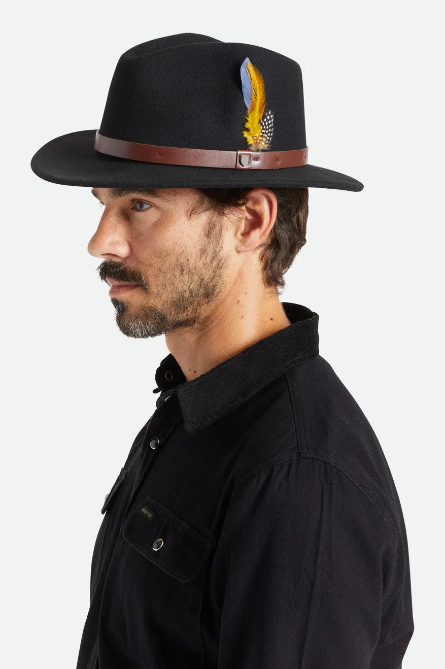 Brixton Hat Feather - Joe Blue/Black/Yellow