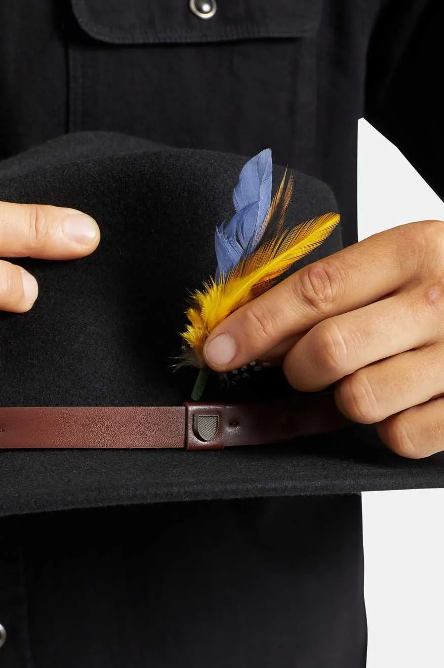 Brixton Hat Feather - Joe Blue/Black/Yellow