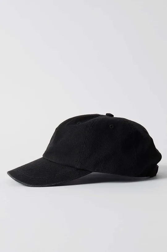 by Parra cotton baseball cap Signature 6 Panel Hat black color with an application 52365