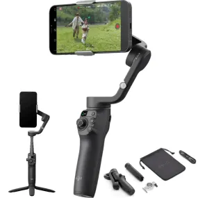 DJI Osmo Mobile 6 OM Gimbal Phone Stabiliser Stick Tripod Black Kit