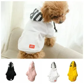 Dog Soft Cotton Hoodies With Print in Hoods