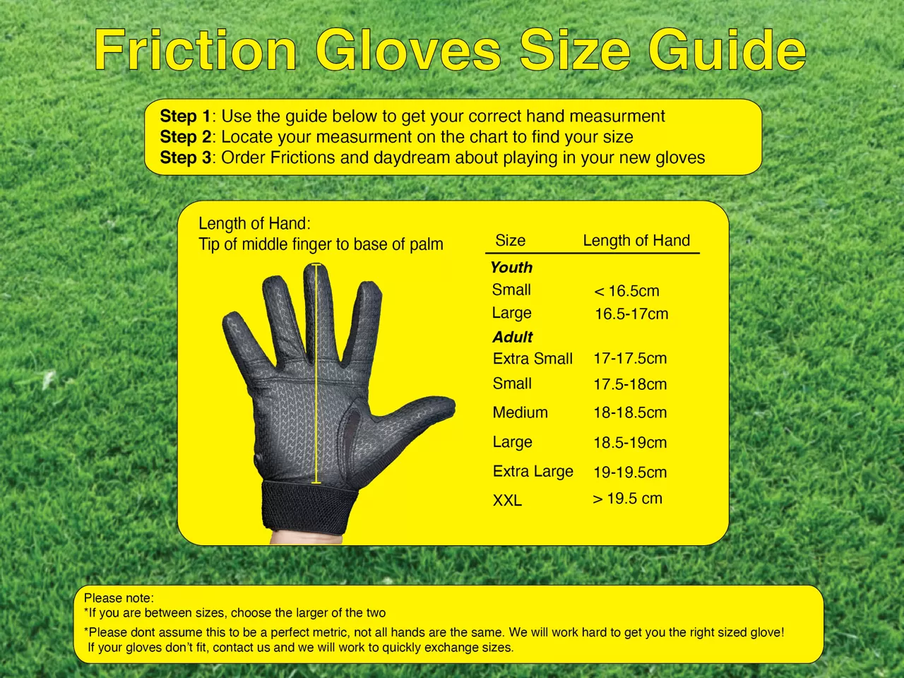 Friction 3 Ultimate Frisbee Gloves Pair