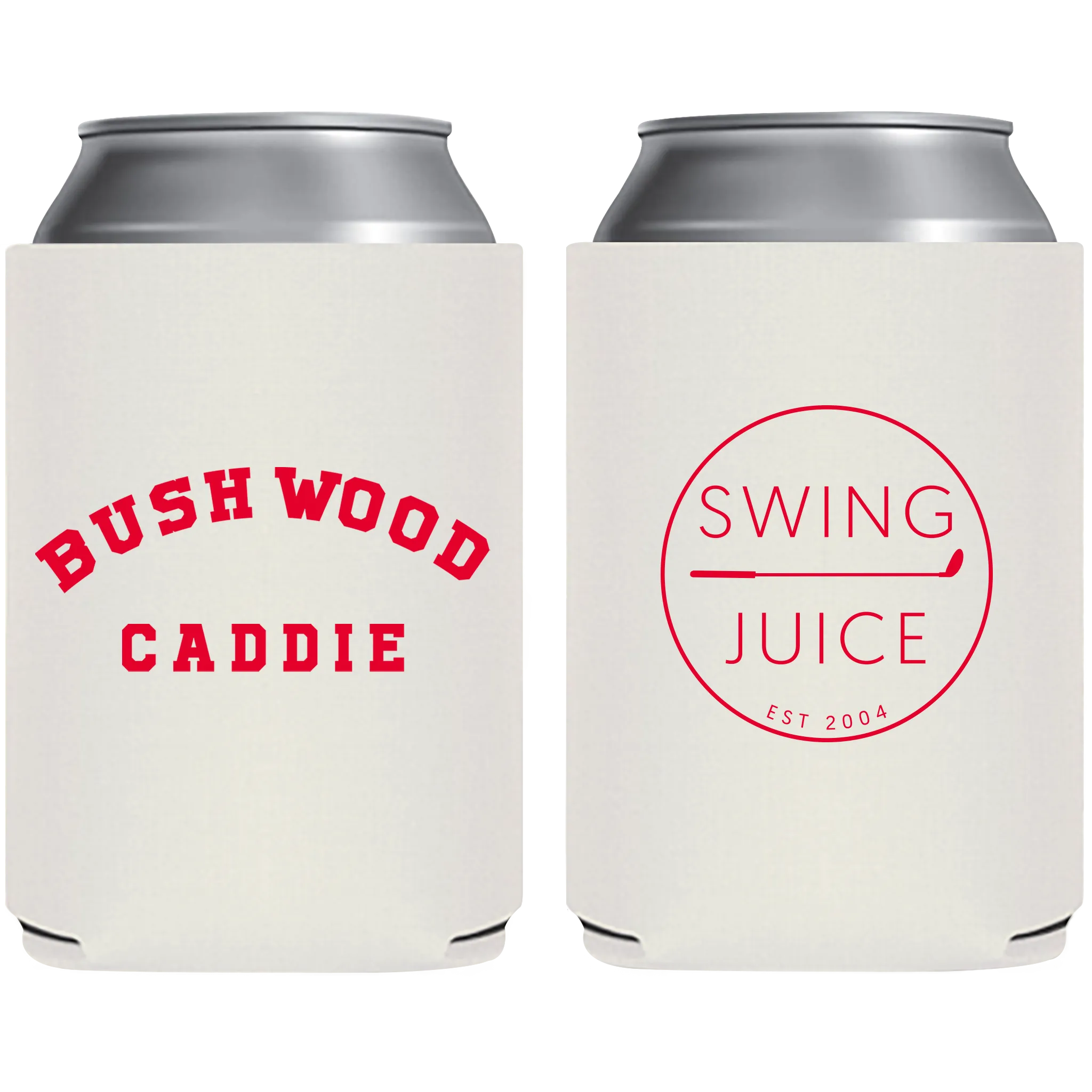 Golf Bushwood Caddie Koozie White O/S