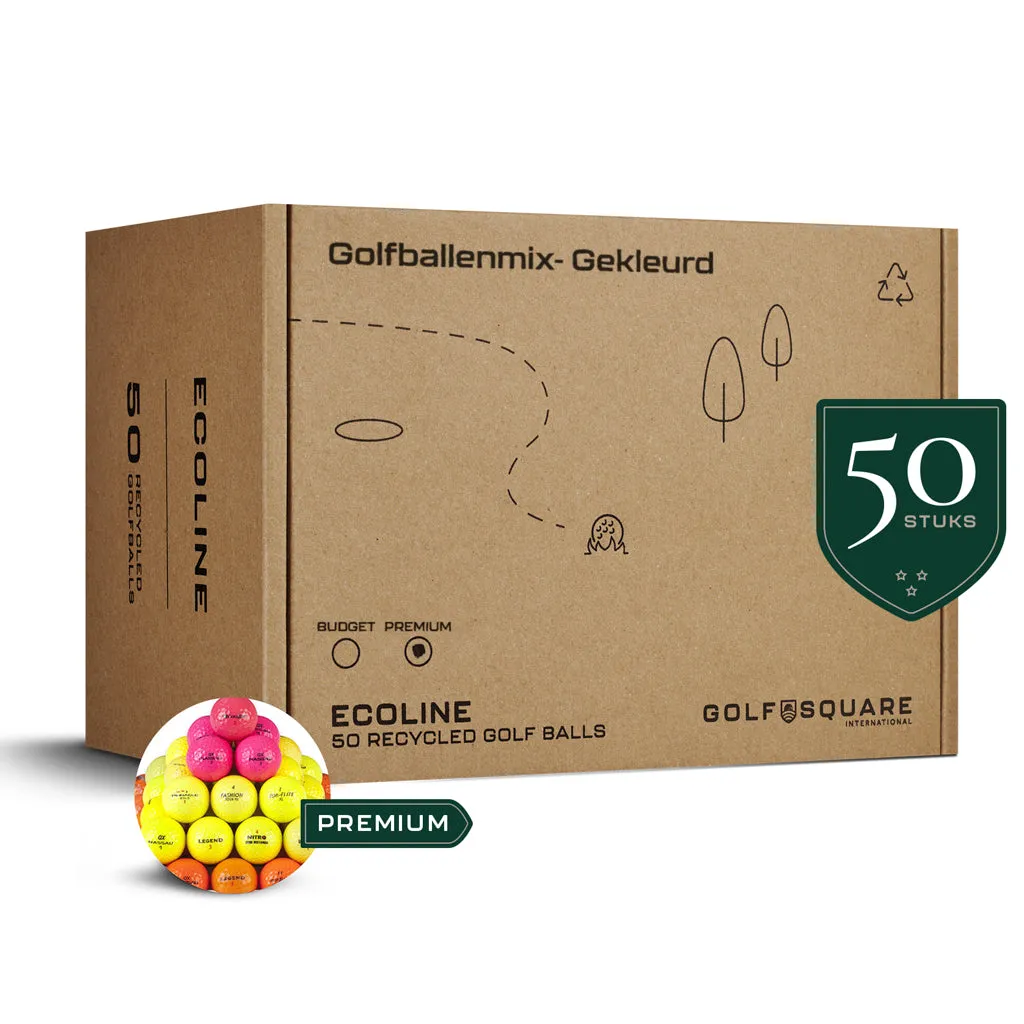 Golfballenmix - Gekleurd