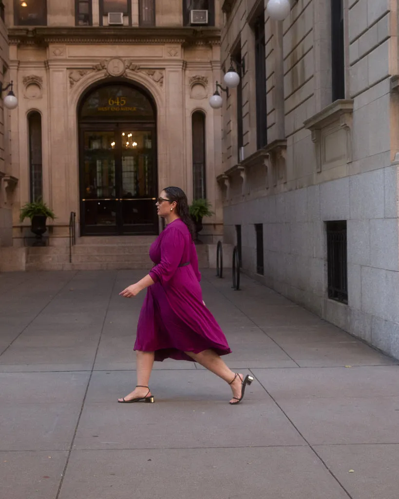 Gramercy Liquid Jersey Dress - Rothko Purple