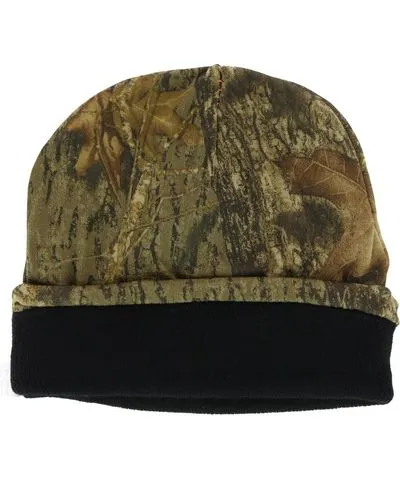 Iceberg Polar Wear Men's Reversible Camo Heavyweight Knit Winter Hat