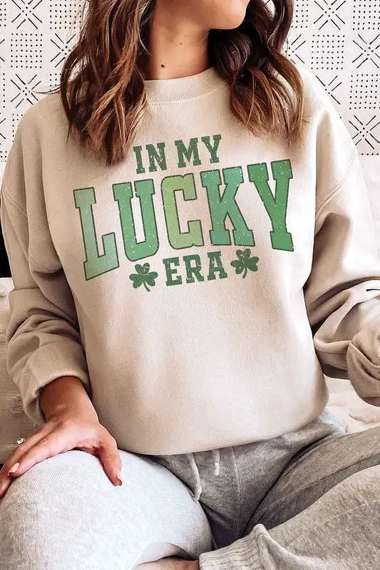 IN MY LUCKY ERA Graphic Sweatshirt