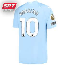 Jack Grealish #10 Manchester City Adults Home Jersey - 2023/24