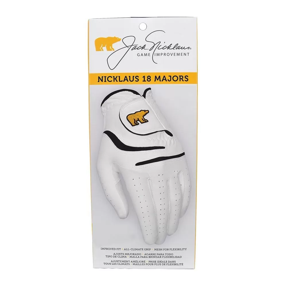 Jack Nicklaus 18 Majors Synthetic Leather Golf Gloves