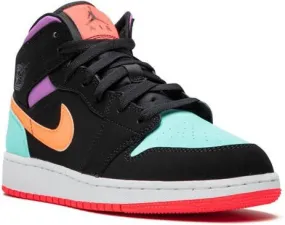 Jordan Kids Air Jordan 1 Mid Candy sneakers Black