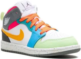 Jordan Kids Air Jordan 1 Mid Multi Color sneakers White