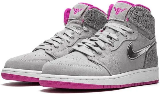 Jordan Kids Air Jordan 1 Retro High sneakers Grey