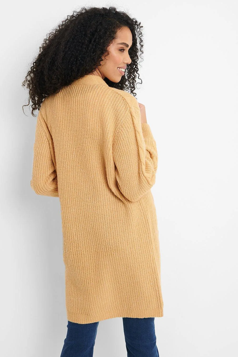 Jumpers & Cardigans | 'Rozanna' Cable Knit Cardigan | Threadbare