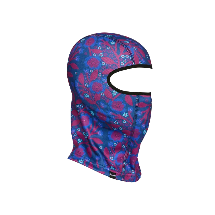 Kombi Flower Power Velvet Fleece Children's Balaclava