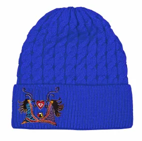 Leah Dorion Breath of Life Embroidered Knitted Hat